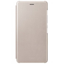 Etui fenêtre à rabat Huawei P9 Lite chamapgne