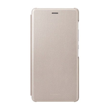 Etui fenêtre à rabat Huawei P9 Lite chamapgne