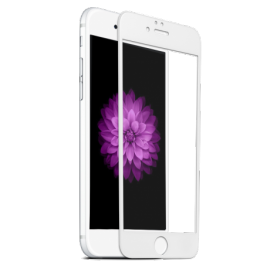 Film verre trempé pour Iphone 6S PLUS blanc intégral