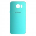 Vitre arrière Samsung Galaxy S6 bleue