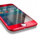 Film verre trempé incurvé pour Iphone 7 intégral rouge 5D
