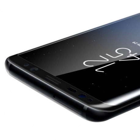Film verre trempé Samsung Galaxy S8 incurvé noir