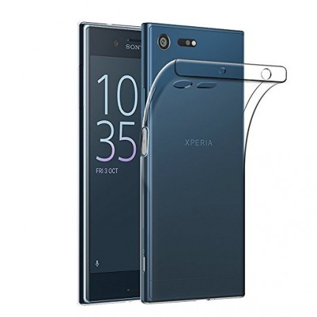 Coque silicone transparente pour Sony XZ1