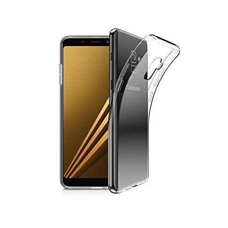 Coque silicone transparente pour Samsung A8