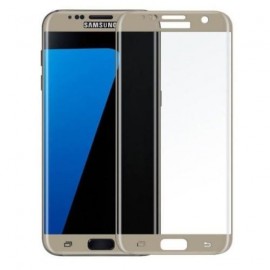 Film verre trempé or pour Samsung S7 Edge intégral et full glue