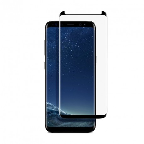Film verre trempé noir pour Samsung S7 Edge intégral et full glue