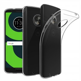 Coque silicone transparente pour Moto G6 Plus