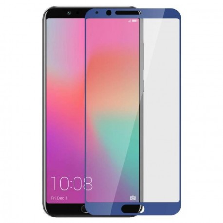 Film verre trempé intégral Honor view 10 incurvé bleu 