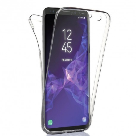 Coque silicone intégrale avant arrière pour Samsung S9