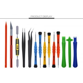 Kit outils réparation (14 pièces) BST-115 smartphone tablette