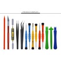 Kit outils réparation (14 pièces) BST-115 smartphone tablette