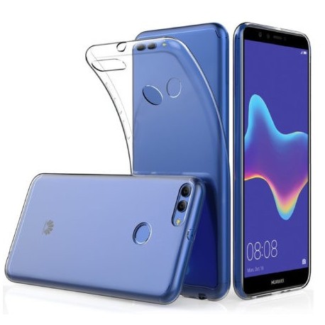 Coque silicone transparente pour Huawei Y9 2018