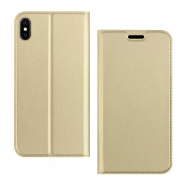 Etui pochette porte cartes pour Iphone XS or