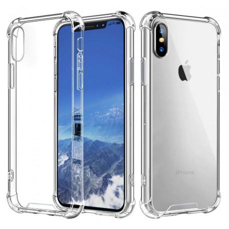 Coque silicone transparente antichoc pour Iphone X