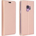 Etui pochette porte cartes pour Samsung J4 Plus rose or