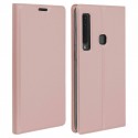 Etui pochette porte cartes pour Samsung A9 2018  rose or