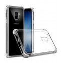 Coque silicone transparente antichoc pour Samsung A8