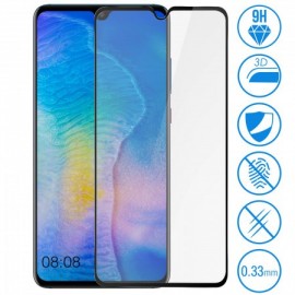 Film verre trempé pour Huawei Mate 20 intégral noir