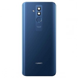 Cache batterie vitre arrière Huawei Mate 20 Lite bleu