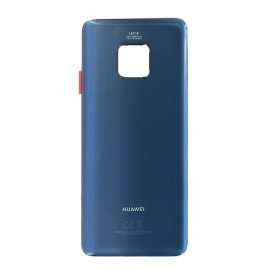 Cache batterie vitre arrière Huawei Mate 20 bleu