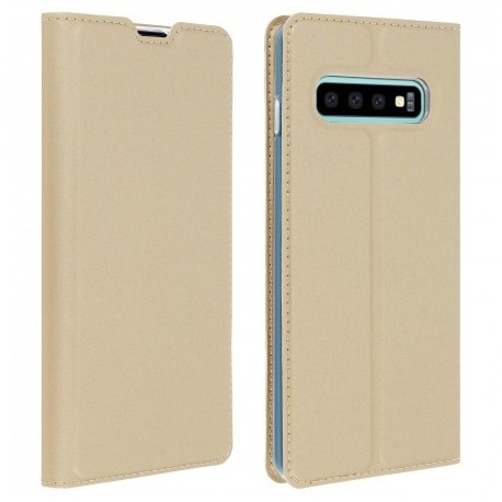 Etui pochette porte cartes pour Samsung S10 or Dux Ducis