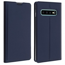 Etui pochette porte cartes pour Samsung S10Plus bleu Dux Ducis