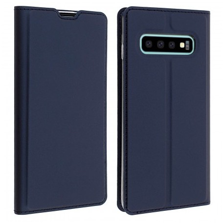 Etui pochette porte cartes pour Samsung S10Plus bleu Dux Ducis