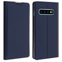 Etui pochette porte cartes pour Samsung S10Plus bleu Dux Ducis