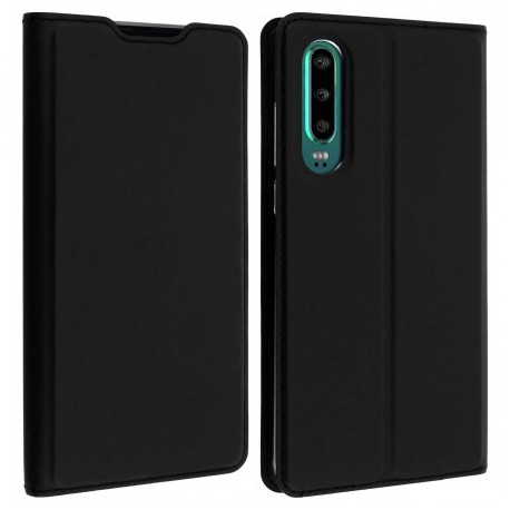 Etui pochette porte cartes pour Huawei P30 Pro noir