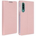 Etui pochette porte cartes pour Huawei P30 rose or