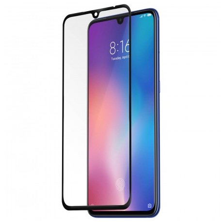 Film verre trempé pour Xiaomi MI 9 intégral noir