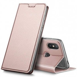 Etui pochette porte cartes pour Xiaomi Pocofone MI 8SE Rose Dux Ducis