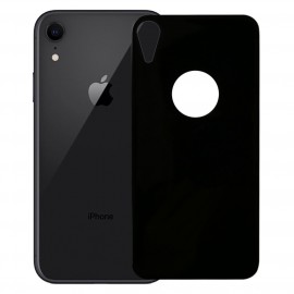 Film verre trempé arrière noir pour Iphone XR intégral noir