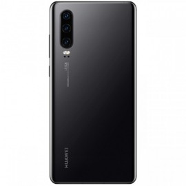 Cache batterie vitre arrière Huawei P30 noir