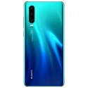 Cache batterie vitre arrière Huawei P30 Pro bleu aurore