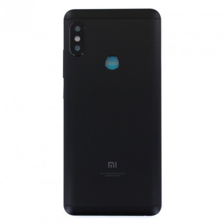 Cache batterie Xiaomi Redmi Note 5 noir + lentille caméra