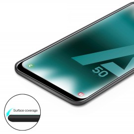 Film verre trempé pour Samsung A50 intégral incurvé noir