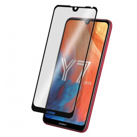 Film verre trempé pour Huawei Y7 2019 intégral noir