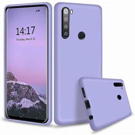 Coque silicone silicone gel pour Xiaomi Redmi Note 8 violette
