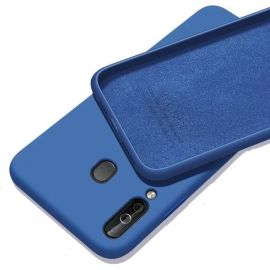 Coque silicone silicone gel pour Xiaomi Redmi Note 8 bleue