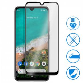 Film verre trempé intégral pour Xiaomi MI A3 noir