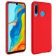 Coque silicone gel pour Huawei P30 Lite rouge