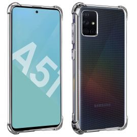 Coque silicone transparente antichoc pour Samsung A51
