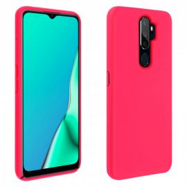 Coque silicone gel pour Oppo A5 2020 rouge