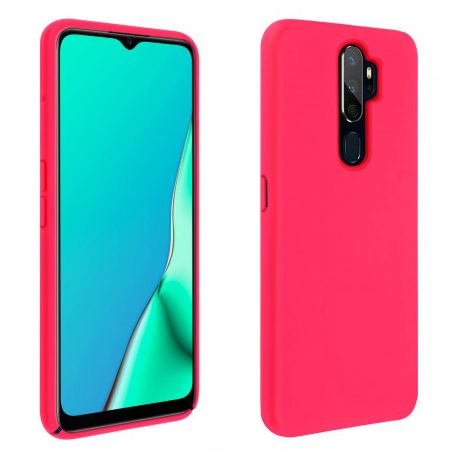 Coque silicone gel pour Oppo A5 2020 rouge