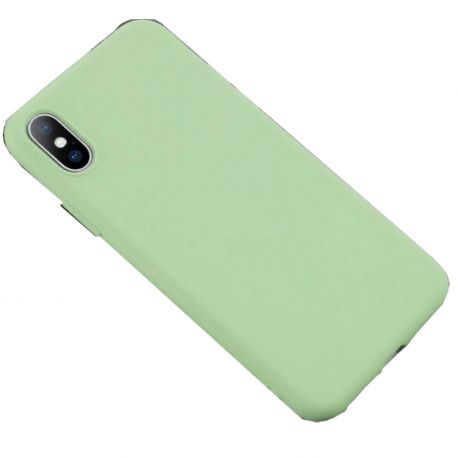 Coque silicone gel pour Iphone XS Max verte