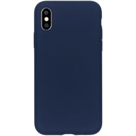 Coque silicone gel pour Iphone X/XS bleu foncé