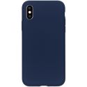 Coque silicone gel pour Iphone X/XS bleu foncé