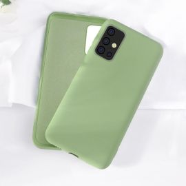 Coque silicone gel pour Samsung A51 verte