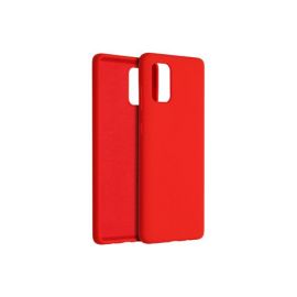 Coque silicone gel pour Samsung A71 rouge